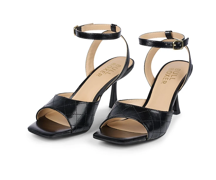 Bullboxer Sandalen Met Hak Zwart 156000F2S_BLCKTD - Afbeelding 3