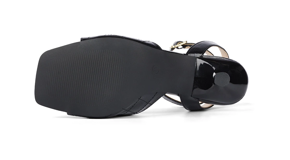 Bullboxer Sandalen Met Hak Zwart 156000F2S_BLCKTD - Afbeelding 6