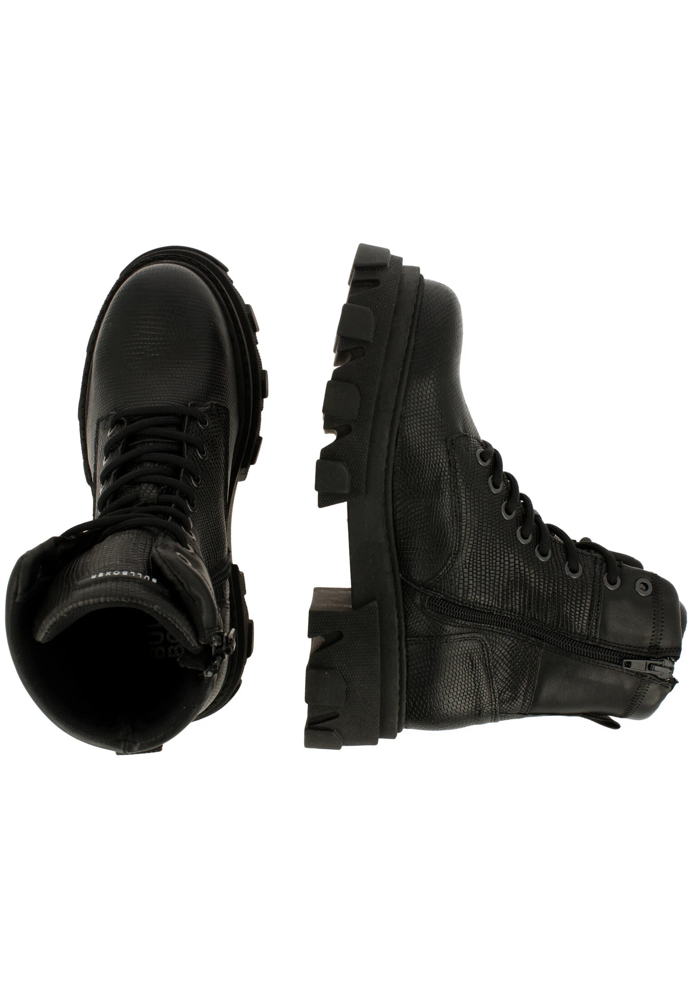 Bullboxer Enkellaarzen Zwart 517504E6L_BLACTD - Afbeelding 2