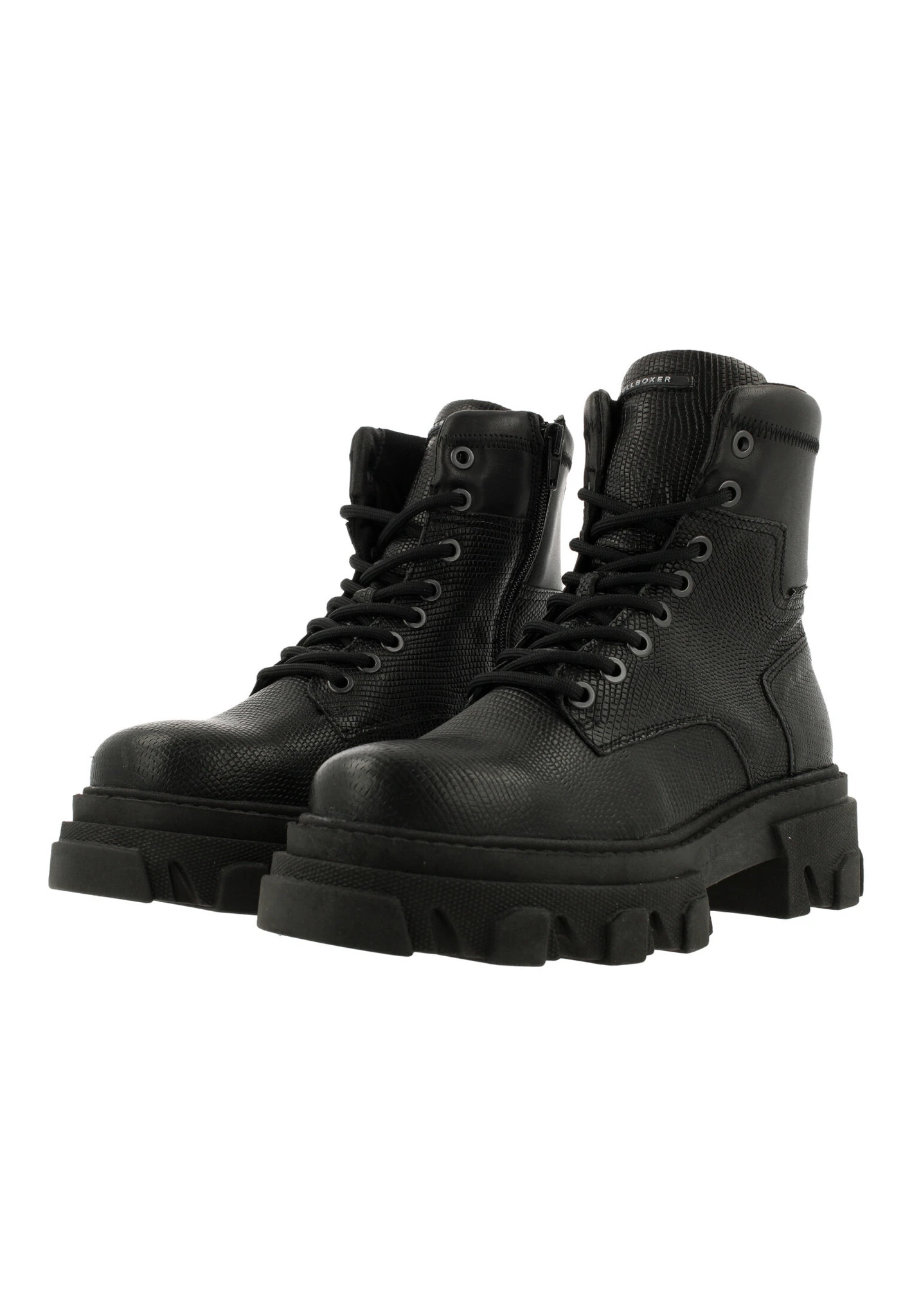 Bullboxer Enkellaarzen Zwart 517504E6L_BLACTD - Afbeelding 3