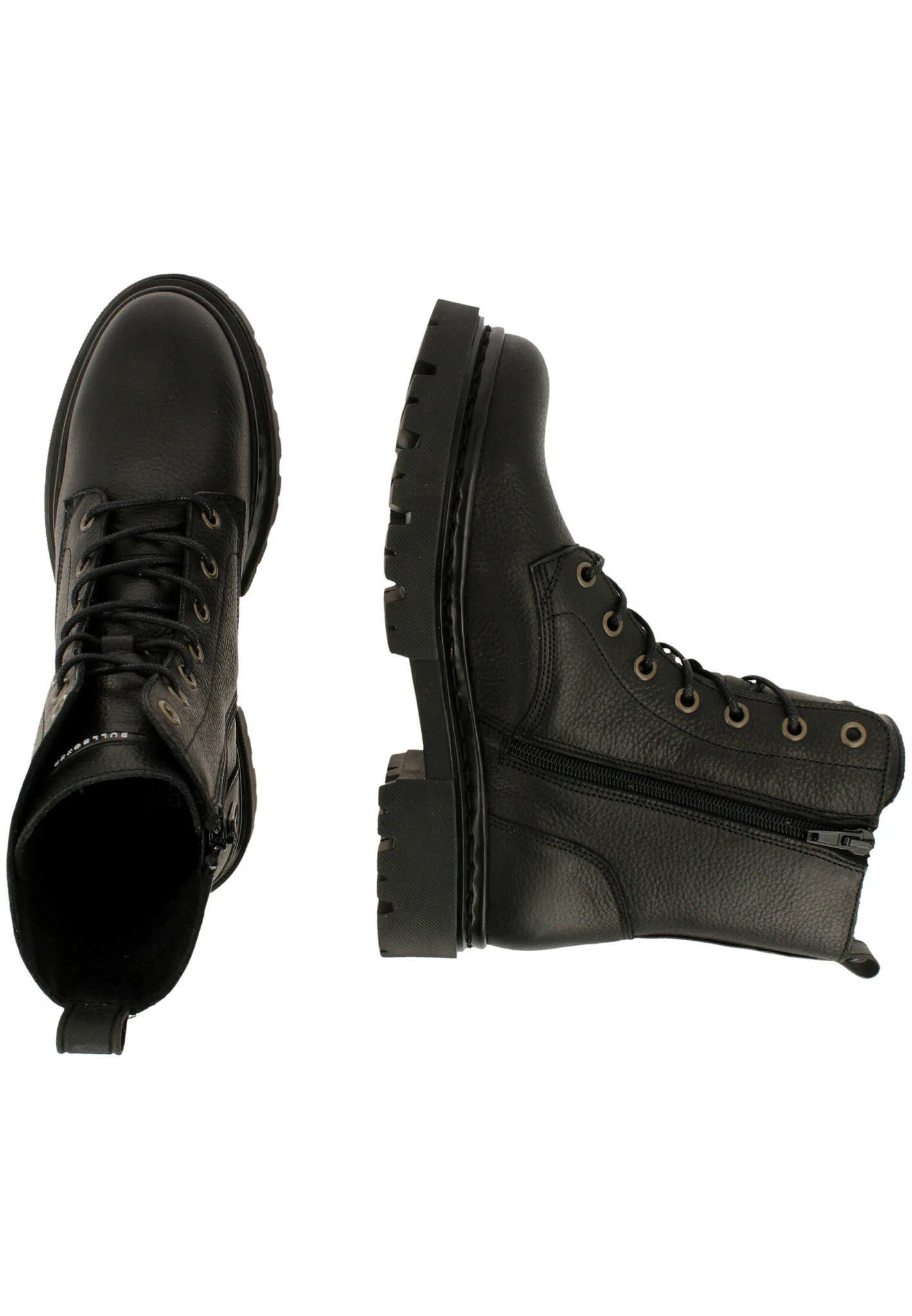 Bullboxer Enkellaarzen Zwart 610504E6LCBBIOTD - Afbeelding 2