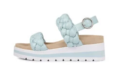 Bullboxer Sandalen Met Sleehak Blauw 078035F2S_SEASTD