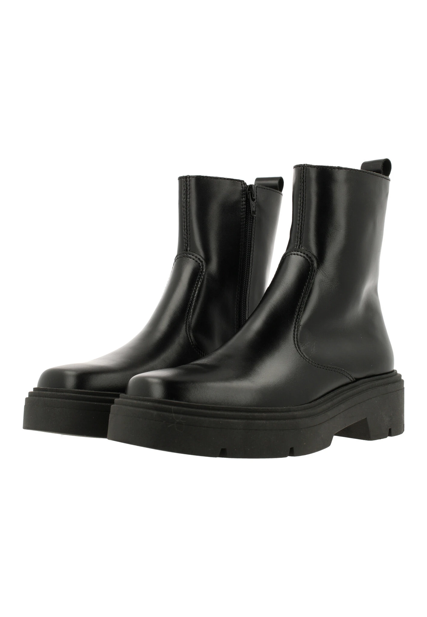 Bullboxer Enkellaarzen Zwart 316502E6L_BLCKTD - Afbeelding 3