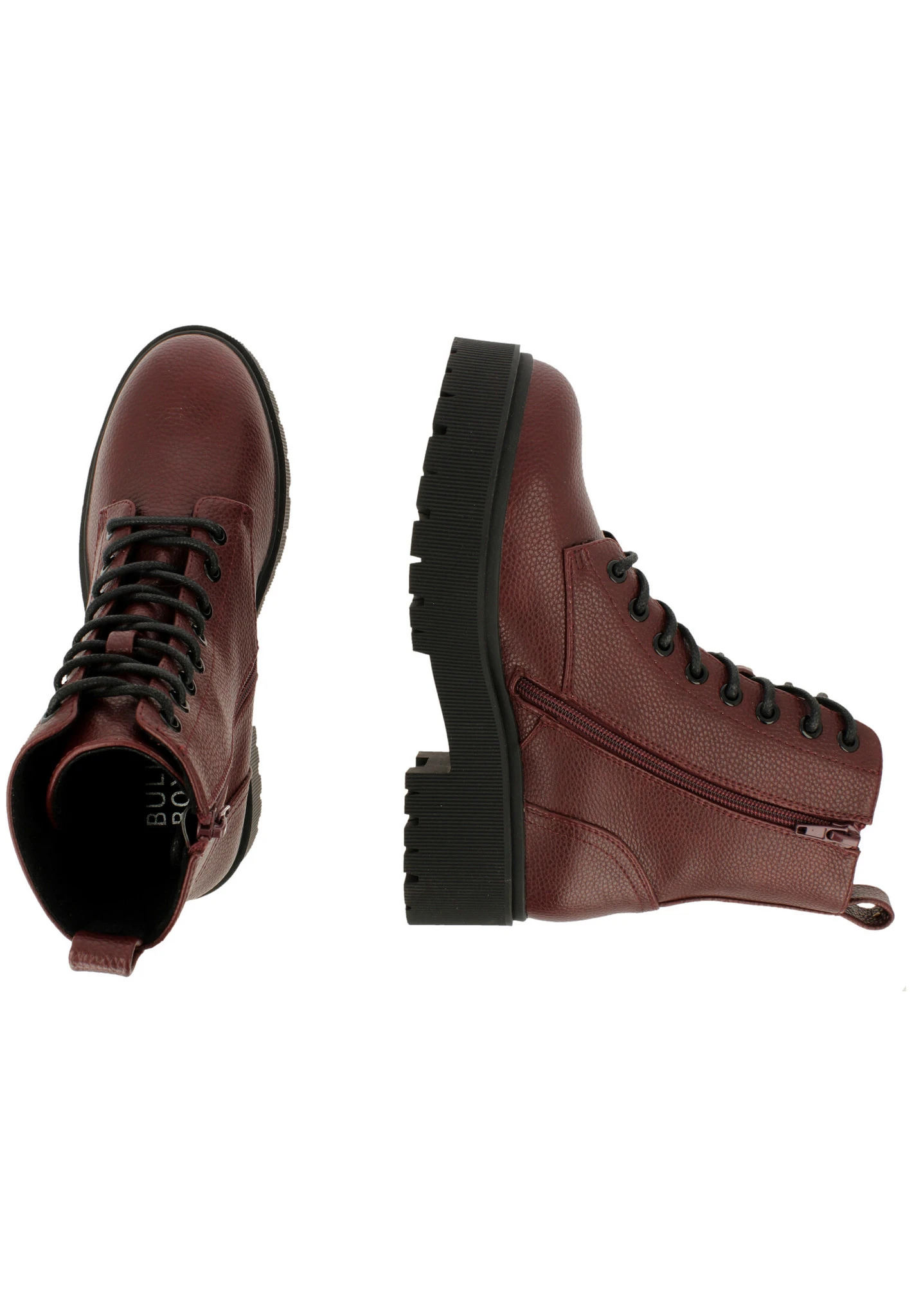 Bullboxer Enkellaarzen Rood 137500F6SBBRDOTD - Afbeelding 2