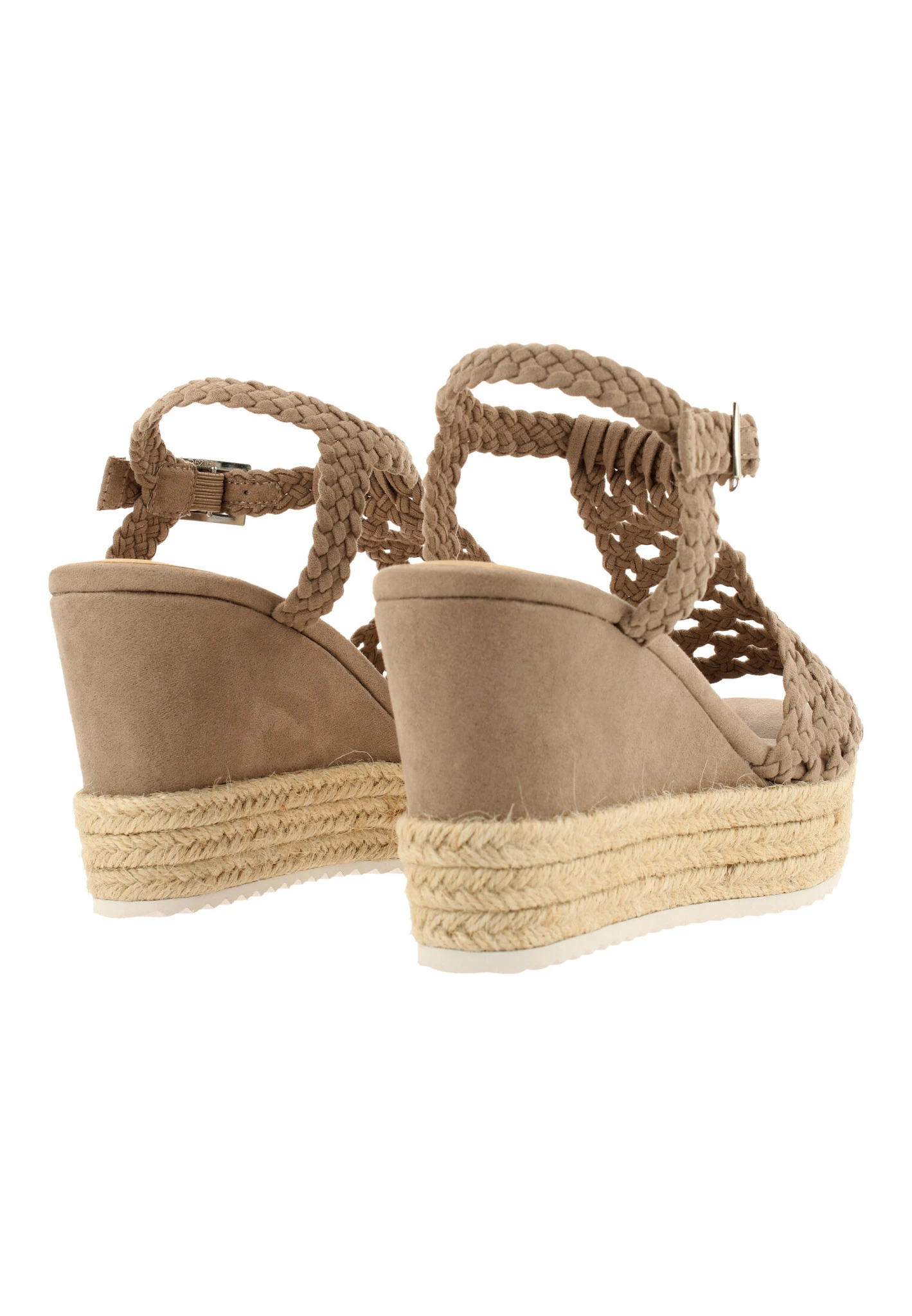 Bullboxer Sandalen Met Sleehak Beige 195034F2T_DKTPTD - Afbeelding 4