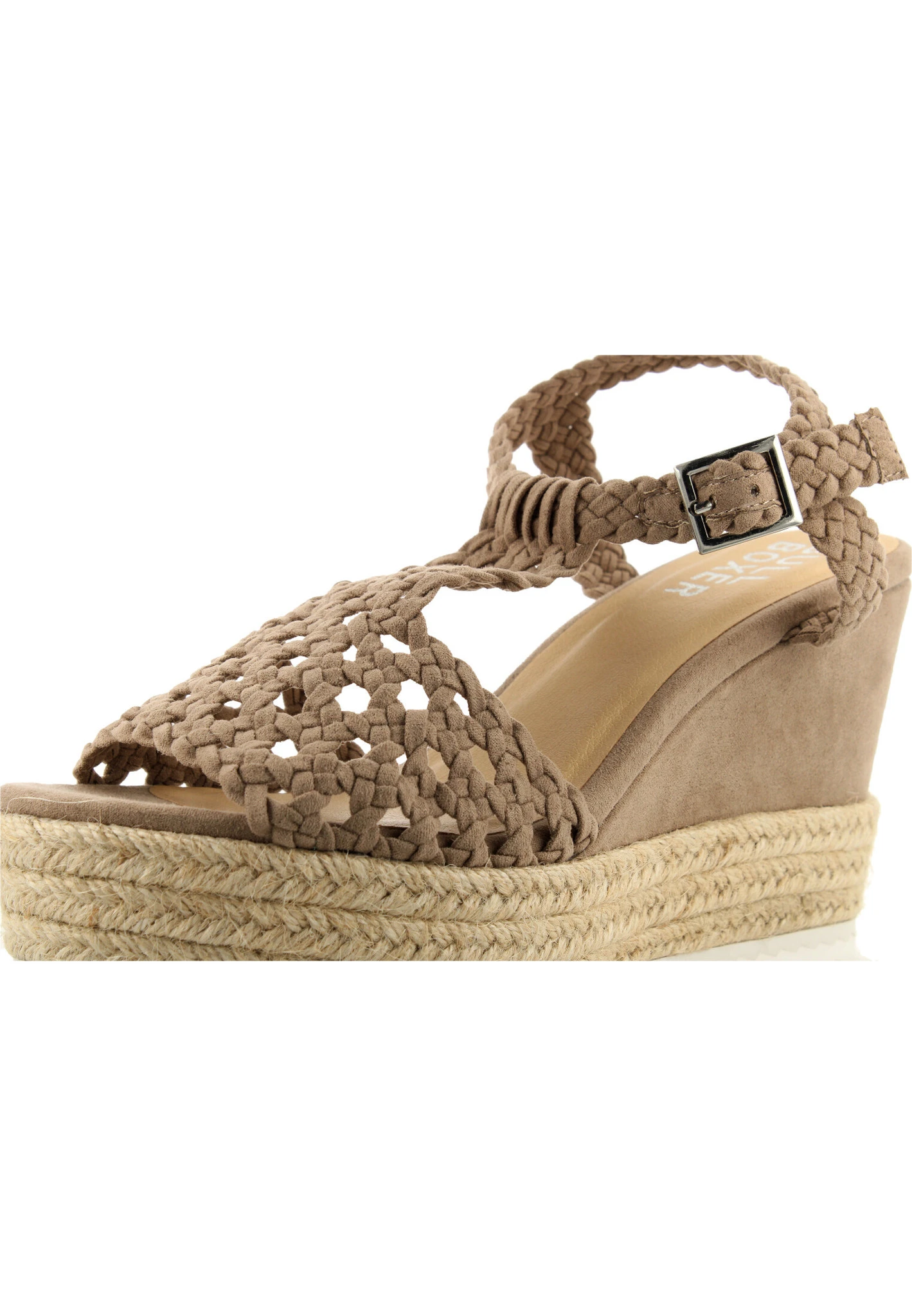 Bullboxer Sandalen Met Sleehak Beige 195034F2T_DKTPTD - Afbeelding 5