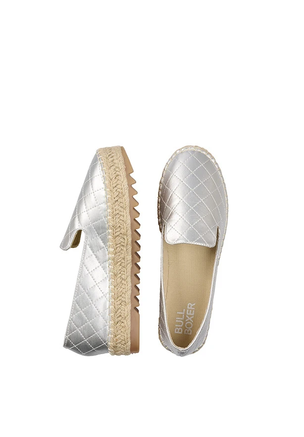 Bullboxer Espadrilles Zilver 155016F4S_SLVRTD - Afbeelding 2