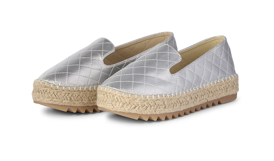Bullboxer Espadrilles Zilver 155016F4S_SLVRTD - Afbeelding 3