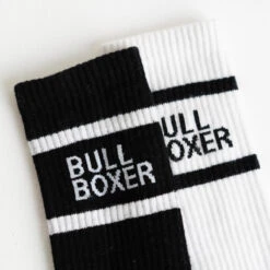 Bullboxer Sokken Heren Zwart/Wit 2-pack