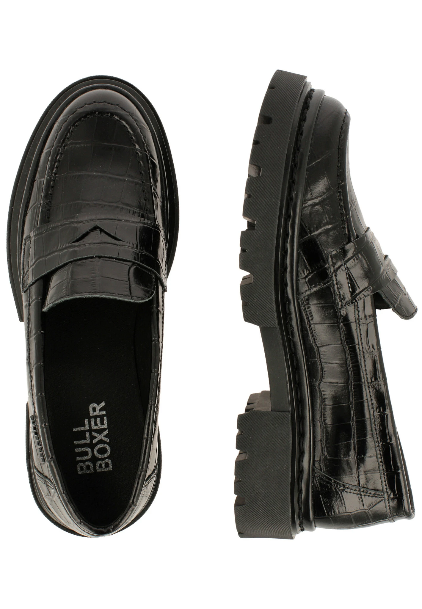Bullboxer Loafer Zwart 610000E4L_BLCKTD - Afbeelding 2