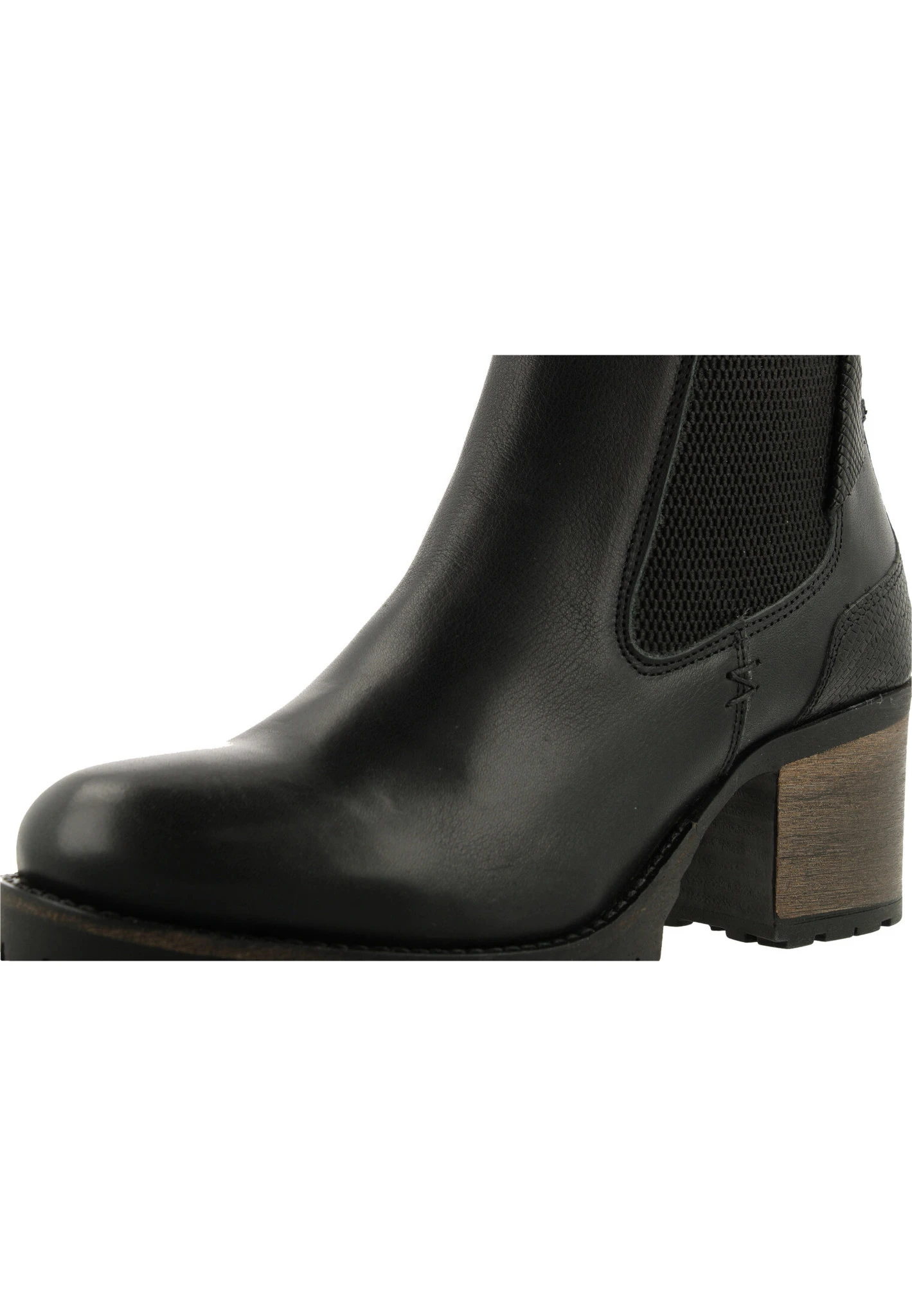 Bullboxer Enkellaarzen Zwart 425502E6L_BLCKTD - Afbeelding 5