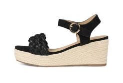 Bullboxer Sandalen Met Sleehak Zwart 268011F2T_BLCKTD