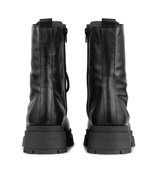 Bullboxer Enkellaarzen Zwart 464500E6L_BLCKTD - Afbeelding 4