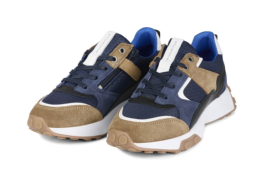 Bullboxer Sneaker Beige - Navy ATP001E5LABENYKB - Afbeelding 3