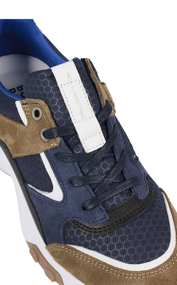 Bullboxer Sneaker Beige - Navy ATP001E5LABENYKB - Afbeelding 5