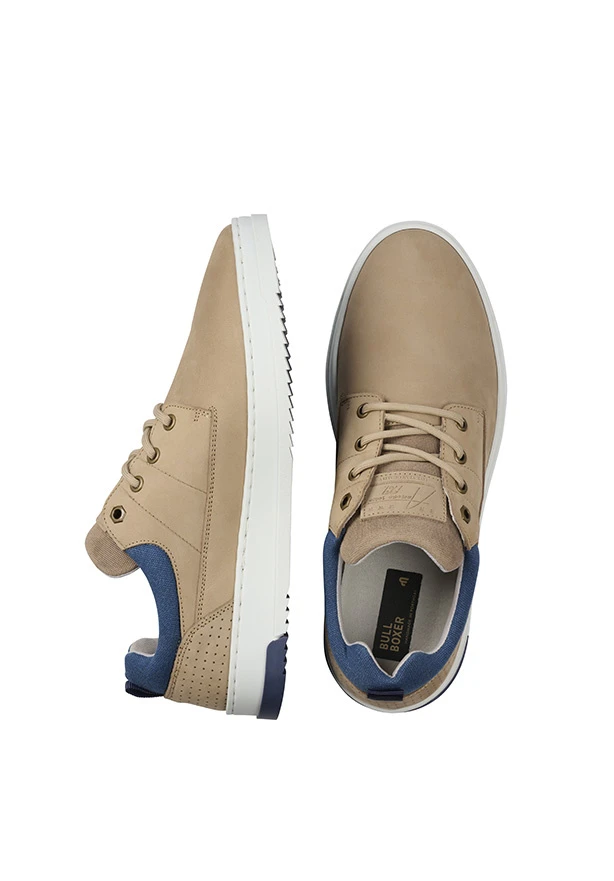 Bullboxer Sneaker Zand/ Blauw 616P21797ABEDESU - Afbeelding 2