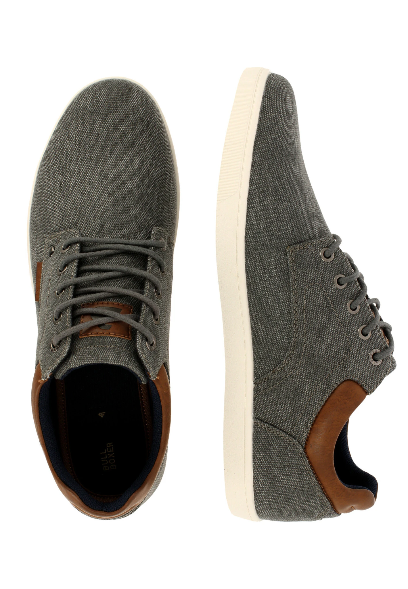 Bullboxer Veterschoen Grijs 814X28094BDGCOSU - Afbeelding 2