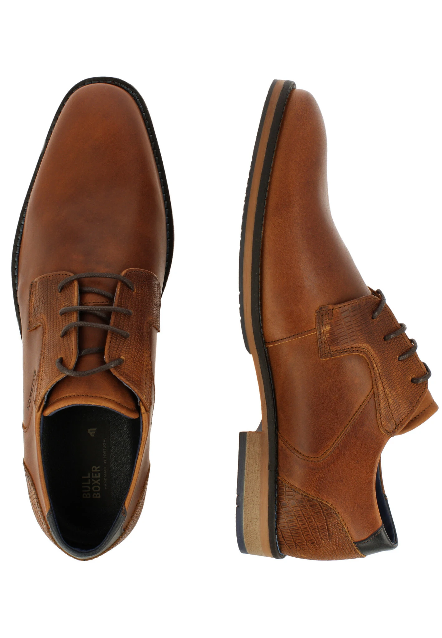 Bullboxer Veterschoen Tan/ Cognac 663K21008ACOGNSU - Afbeelding 2