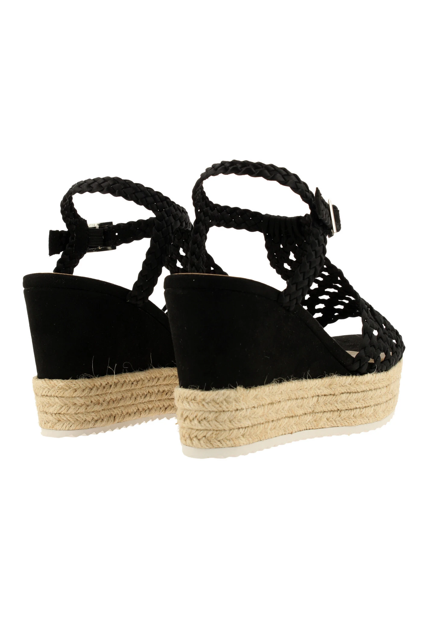 Bullboxer Sandalen Met Sleehak Zwart 195034F2T_BKSTTD - Afbeelding 4